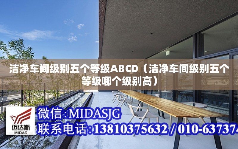 潔凈車間級別五個等級ABCD（潔凈車間級別五個等級哪個級別高）