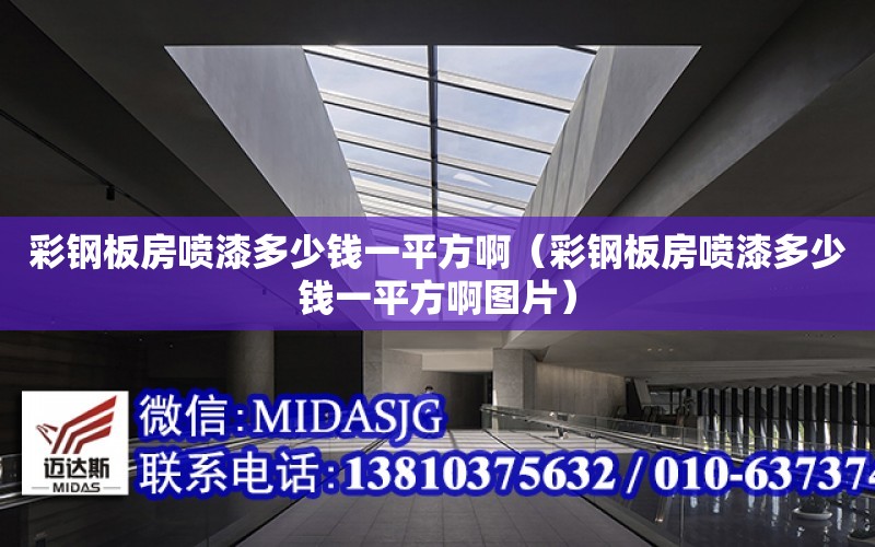 彩鋼板房噴漆多少錢一平方?。ú输摪宸繃娖岫嗌馘X一平方啊圖片）