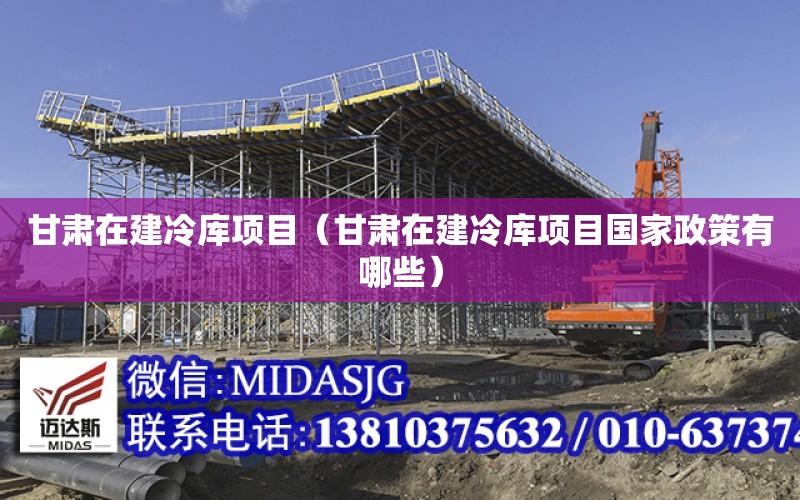 甘肅在建冷庫項目（甘肅在建冷庫項目國家政策有哪些）