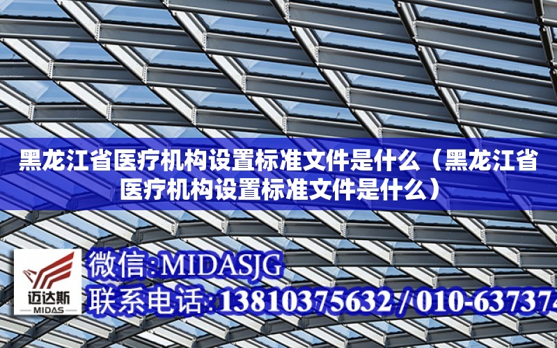 黑龍江省醫療機構設置標準文件是什么（黑龍江省醫療機構設置標準文件是什么）