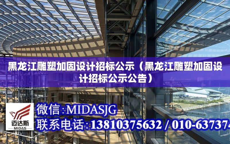 黑龍江雕塑加固設計招標公示（黑龍江雕塑加固設計招標公示公告）