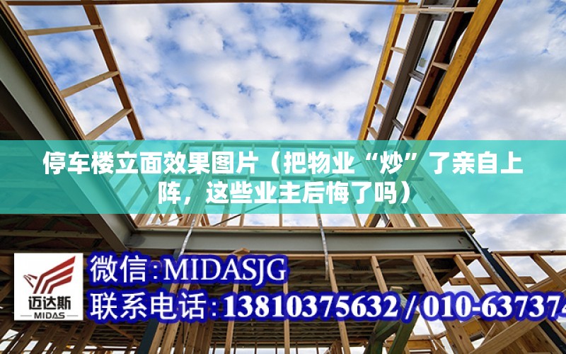 停車樓立面效果圖片（把物業“炒”了親自上陣，這些業主后悔了嗎）