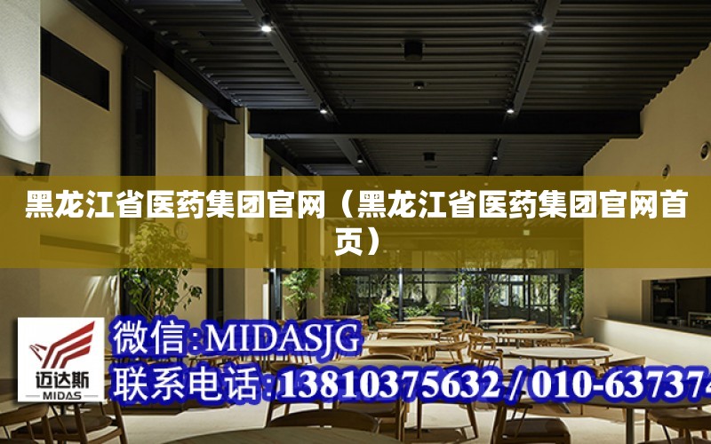 黑龍江省醫藥集團官網（黑龍江省醫藥集團官網首頁）