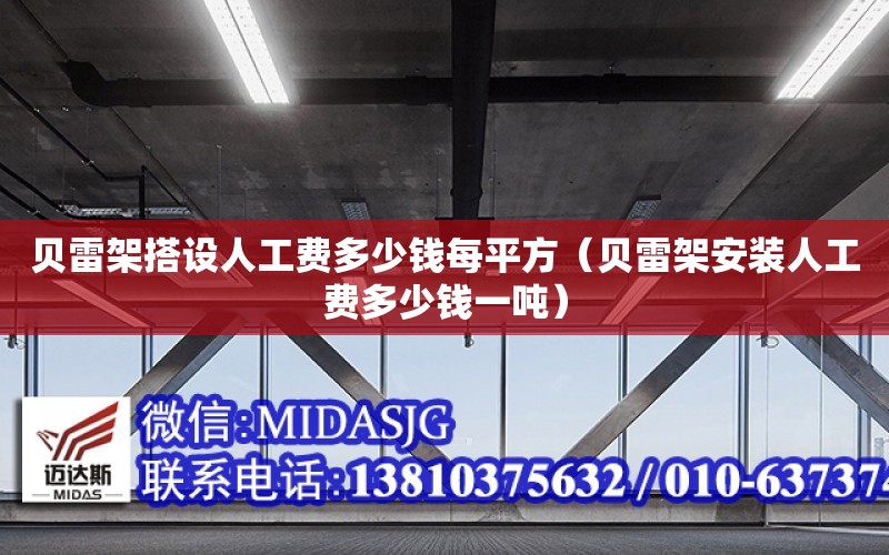 貝雷架搭設人工費多少錢每平方（貝雷架安裝人工費多少錢一噸）