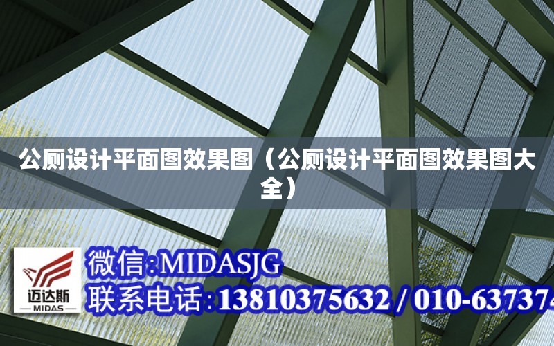 公廁設計平面圖效果圖（公廁設計平面圖效果圖大全）