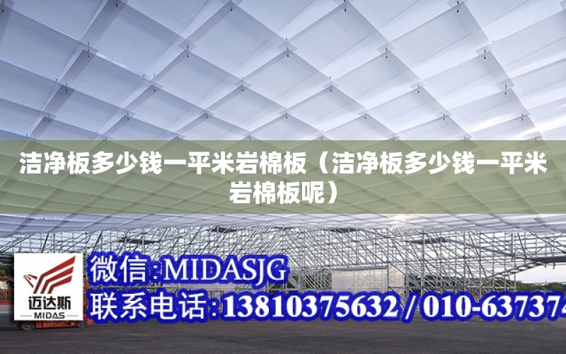 潔凈板多少錢一平米巖棉板（潔凈板多少錢一平米巖棉板呢）