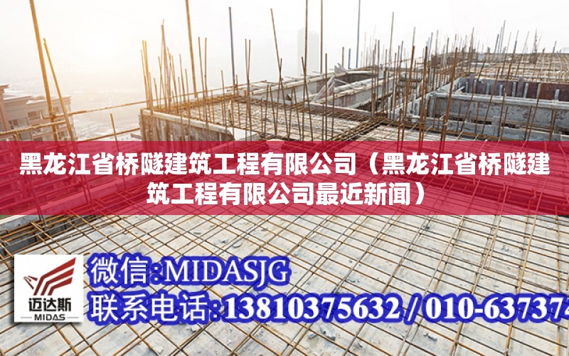 黑龍江省橋隧建筑工程有限公司（黑龍江省橋隧建筑工程有限公司最近新聞）