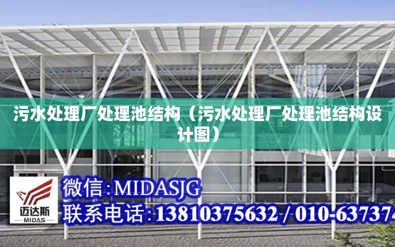 污水處理廠處理池結構（污水處理廠處理池結構設計圖）