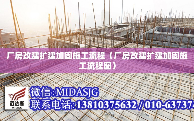 廠房改建擴建加固施工流程（廠房改建擴建加固施工流程圖）