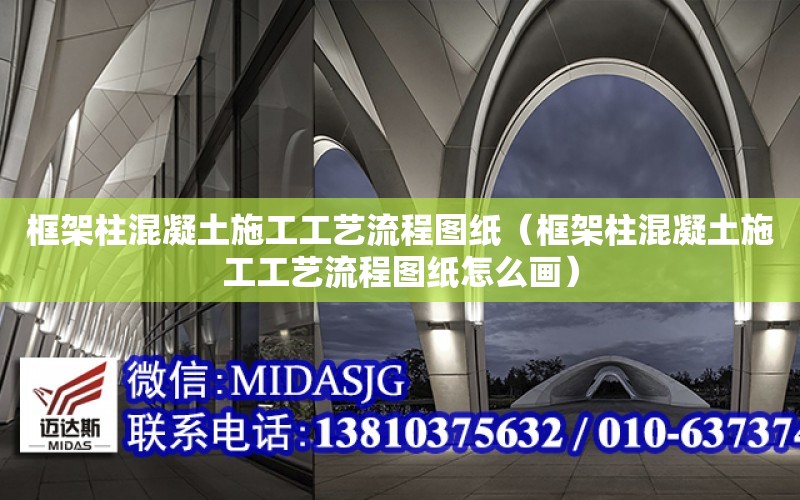 框架柱混凝土施工工藝流程圖紙（框架柱混凝土施工工藝流程圖紙怎么畫）