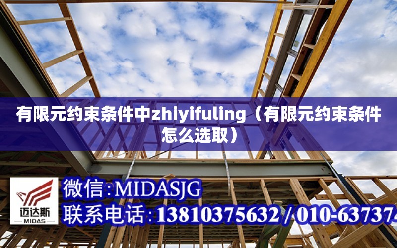 有限元約束條件中zhiyifuling（有限元約束條件怎么選?。? title=