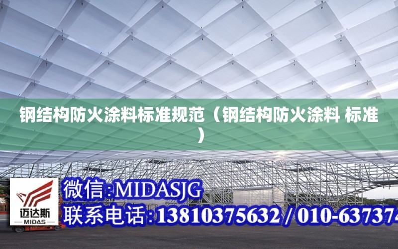 鋼結構防火涂料標準規范（鋼結構防火涂料 標準）