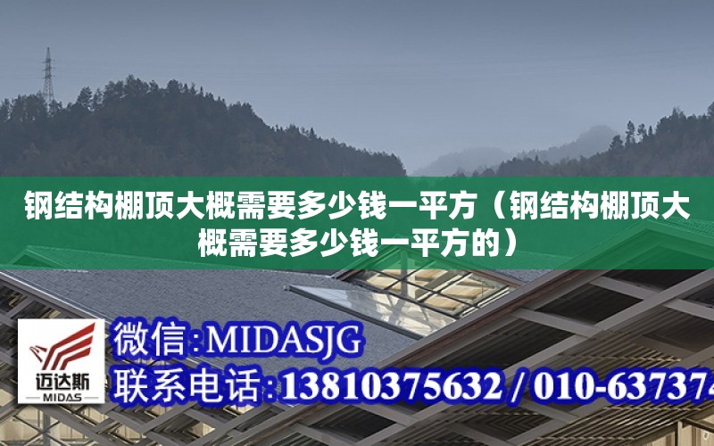 鋼結構棚頂大概需要多少錢一平方（鋼結構棚頂大概需要多少錢一平方的）