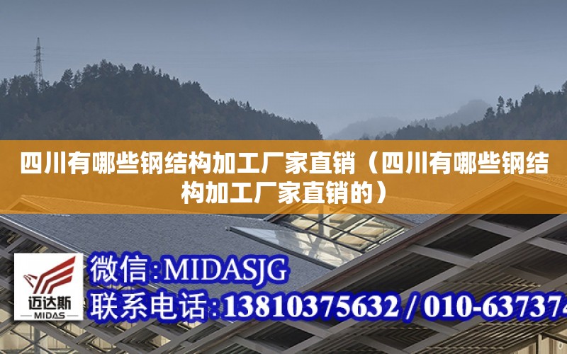 四川有哪些鋼結構加工廠家直銷（四川有哪些鋼結構加工廠家直銷的）