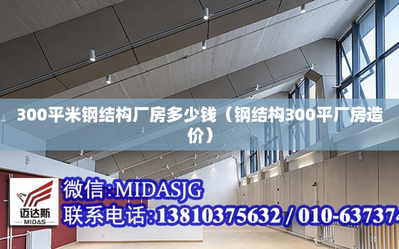 300平米鋼結構廠房多少錢（鋼結構300平廠房造價）