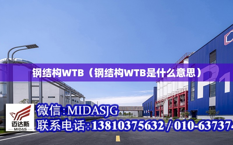 鋼結構WTB（鋼結構WTB是什么意思）