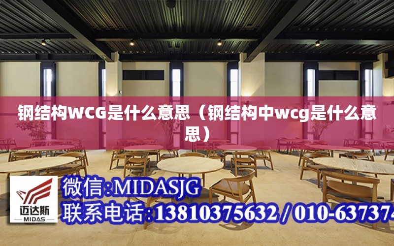 鋼結構WCG是什么意思（鋼結構中wcg是什么意思）