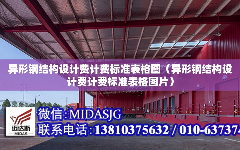 異形鋼結構設計費計費標準表格圖（異形鋼結構設計費計費標準表格圖片）