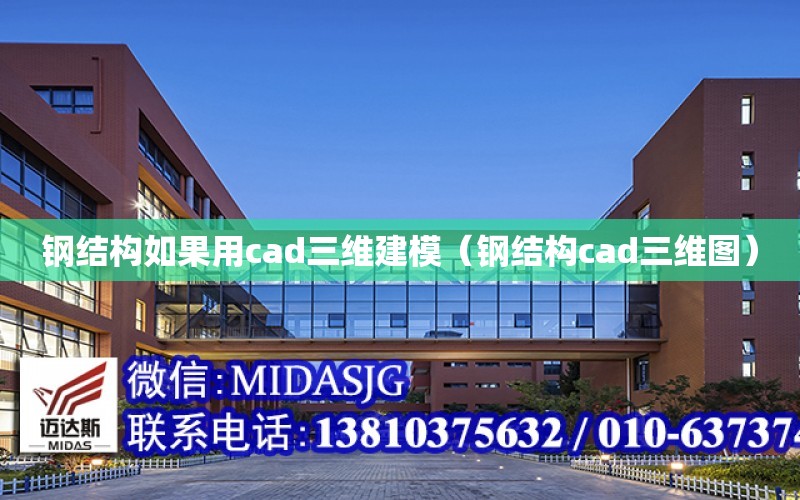 鋼結構如果用cad三維建模（鋼結構cad三維圖）