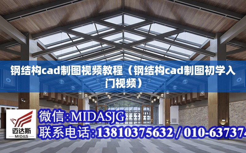 鋼結構cad制圖視頻教程（鋼結構cad制圖初學入門視頻）