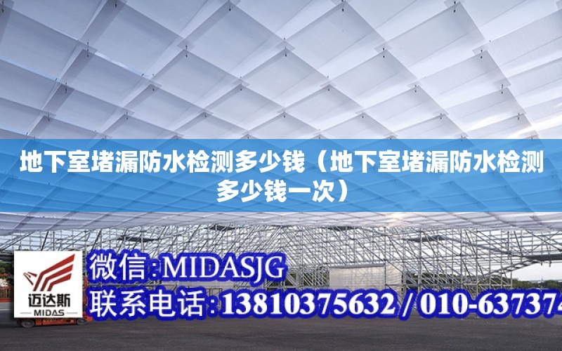 地下室堵漏防水檢測多少錢（地下室堵漏防水檢測多少錢一次）