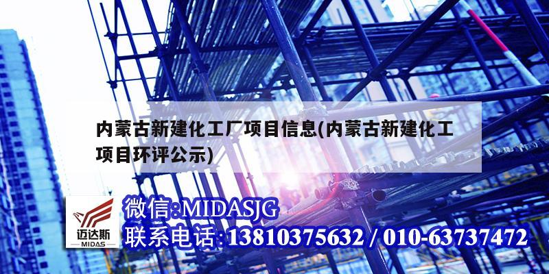 內蒙古新建化工廠項目信息(內蒙古新建化工項目環評公示)