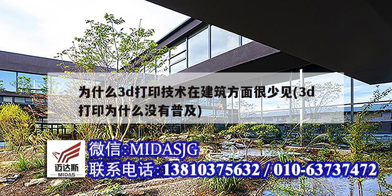 為什么3d打印技術在建筑方面很少見(3d打印為什么沒有普及)