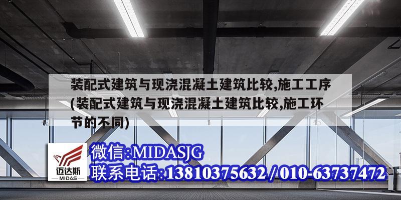 裝配式建筑與現澆混凝土建筑比較,施工工序(裝配式建筑與現澆混凝土建筑比較,施工環節的不同)