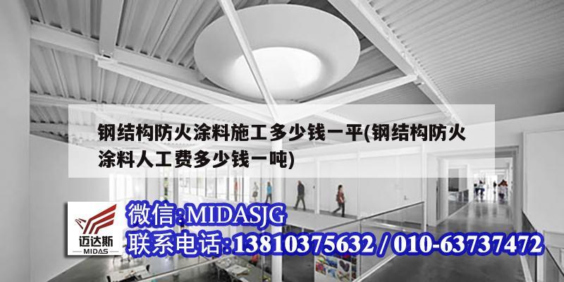 鋼結構防火涂料施工多少錢一平(鋼結構防火涂料人工費多少錢一噸)