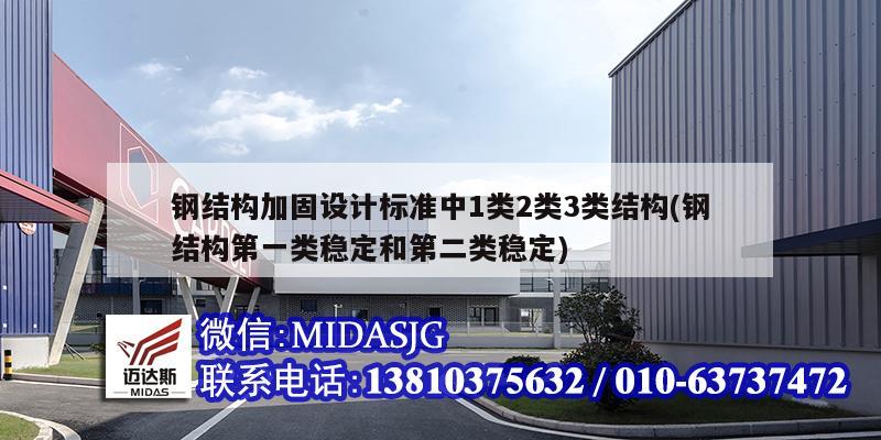 鋼結構加固設計標準中1類2類3類結構(鋼結構第一類穩定和第二類穩定)